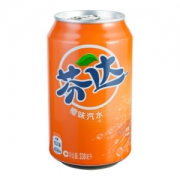 芬达碳酸饮料330ml*24听 整箱