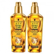 施华蔻（Schwarzkopf）金致润养瞬柔精油套装(精油75ml*2)(护发素轻盈免洗防毛躁）