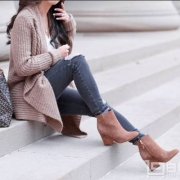 国内￥1590，Sam Edelman Wilson 尖头羊绒短靴 新低$59.99