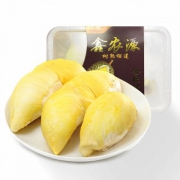 欢乐果园 泰国金枕头冷冻榴莲 1盒装 约重430-450g