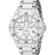 Citizen 西铁城 FB1230-50A 女士镶钻陶瓷光动能手表
