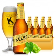 西班牙原装进口啤酒 开勒（KELER） 250ml*12瓶装 *3件