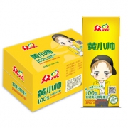 限北京、天津：众果100% 果汁 黄小帅苹果汁 饮料（250ml×24盒）