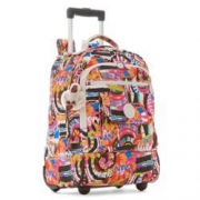Kipling 凯浦林 Sanaa Large Printed Rolling 两用拉杆双肩包