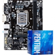入门装机！技嘉H110M-DS2V主板+奔腾双核G4400套装
