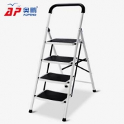 奥鹏 AP-1104G 家用折叠四步人字梯 折叠梯子