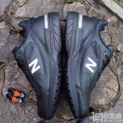 美产经典，New Balance 993 男士总统慢跑鞋MR993LBK $76.5