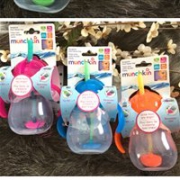 【限时特价】Munchkin 麦肯齐 满趣健 婴儿防咬防漏重力吸管杯蓝色 207ml