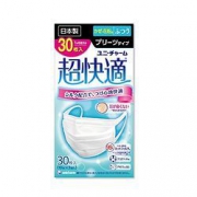 Prime会员！ unicharm 尤妮佳 超舒适口罩 防PM2.5 M号 30片