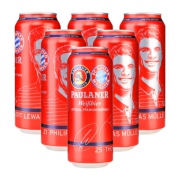 PAULANER 柏龙 拜仁慕尼黑球迷 小麦啤酒 500ml*6听 *3件