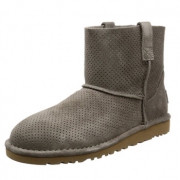 UGG Unlined Mini Perforated 经典女款单层皮靴