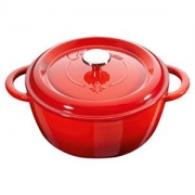 秒杀 Zwilling  双立人旗下 Fontignac 圆形炖锅20厘米 红色