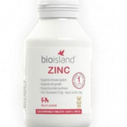 Bio Island 生物岛 Zinc 婴幼儿天然补锌咀嚼片 120片