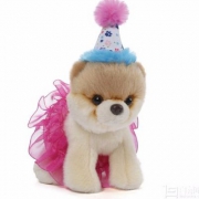 Gund 小BOO毛绒玩具 生日装 13cm