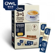新加坡 猫头鹰 owl 三合一特浓咖啡 100条
