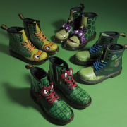 限36码！Dr. Martens  忍者神龟主题系列 Leo 女款马丁靴