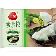 三全 素水饺 黄瓜鸡蛋口味 450g （2件起售） 火锅食材 *2件
