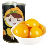 一品巷子 糖水黄桃 黄桃罐头 425g/罐