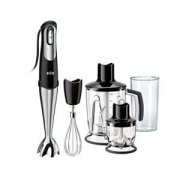 Braun 博朗Multiquick7 MQ785糕点加搅拌机，750 W，食品加工附件（1.500毫升），不锈钢打蛋器，EasyClick系统，PowerBell技术