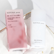 痘肌油皮！Sofina 白蕾丝 SPF50 PA+++ 透美颜日间防晒霜 30ml