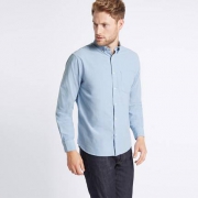 双11预售：M&S 马莎 Easycare T253201M-2 男士纯棉衬衫