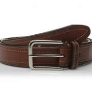 Dockers 42mm男士双色调车缝腰带