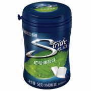 炫迈（Stride） 无糖颗粒口香糖薄荷味40粒 两盒装