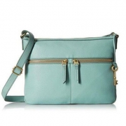 Fossil 化石 女士真皮斜挎包 新低$62.77