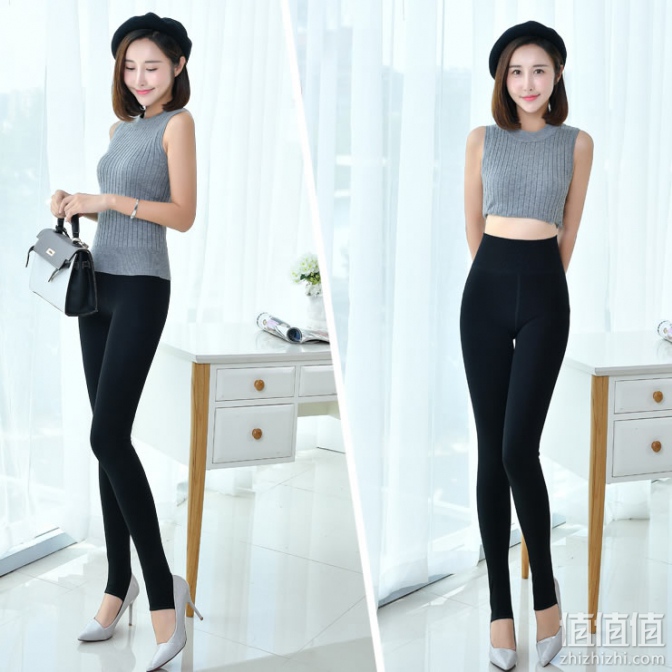 波司登女士加绒加厚打底裤