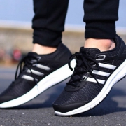 adidas 阿迪达斯 DURAMO LITE 黑色男子运动跑步鞋