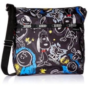 Lesportsac peanuts SNOOPY特别合作系列 女式 Small Cleo Crossbody Hobo 单肩斜挎包 多色01 228.6*228.6*114.3mm   限prime用户