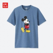 双11预告：优衣库 MICKEY STANDS 男子联名款圆领T恤