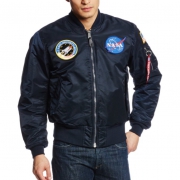 ALPHA INDUSTRIES 阿尔法工业 男士MA-1飞行夹克 NASA版本