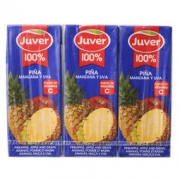Juver 真维 100%系列 葡萄苹果菠萝汁 200ML*3盒 *6件