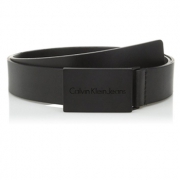 Calvin Klein 38mm Flat Strap 男士真皮腰带