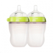 可么多么（COMOTOMO）   宽口径 硅胶奶瓶 250ml 2只装 *2件