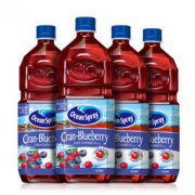 Ocean Spray 优鲜沛蓝莓蔓越莓复合果汁饮料 1L*4瓶*3件