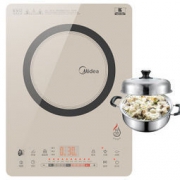 美的（Midea） C21-QH2130 恒匀火十档火力一键桑拿蒸功能电磁炉