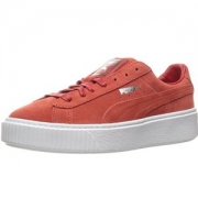 PUMA 女式麂皮绒防水台 Core 时尚运动鞋 Barbados Cherry/Barbados