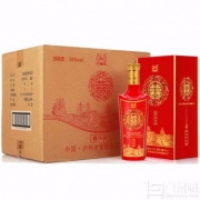 泸州原浆 蓝双喜酒喜庆装 38度500ml*6瓶