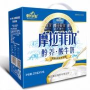 皇氏 摩拉菲尔 常温酸牛奶(原味)205g*12钻石装/礼盒装
