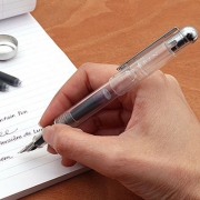 J.Herbin 法国简赫本 21900T 经典透明钢笔开箱