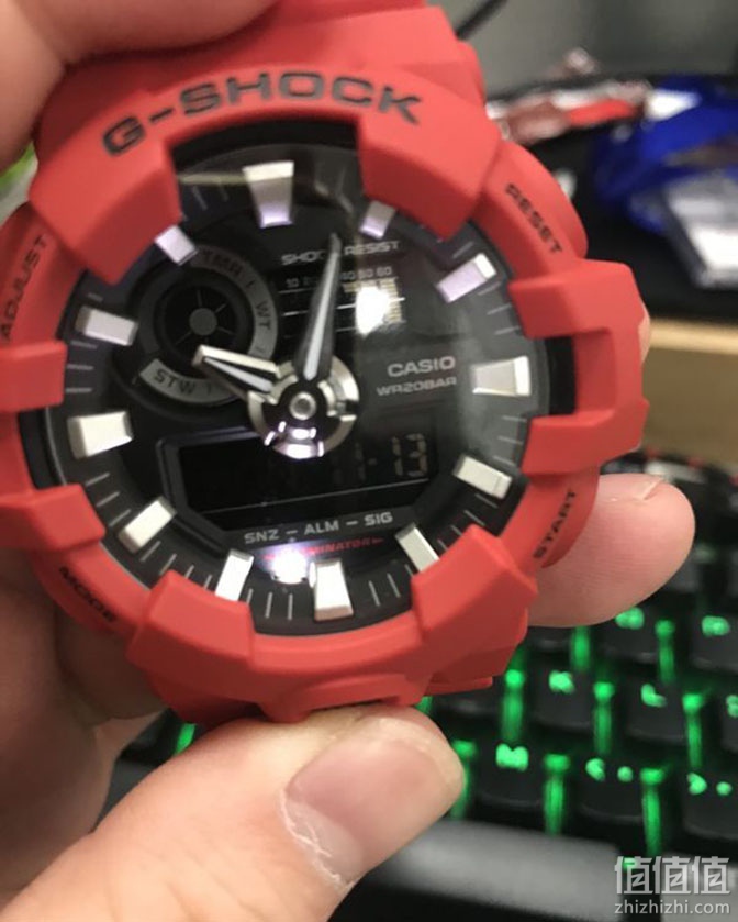 casio 卡西欧 ga-700-4aprdc 闪电侠限量版手表开箱 卡西欧闪电侠