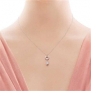 Tiffany&Co 蒂芙尼 时尚心形钥匙吊坠项链 35483853