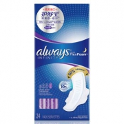 Always 护舒宝 未来感·极护卫生巾 超长夜用 317mm*24片 *2件 +凑单品