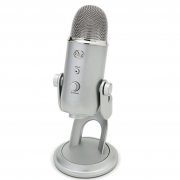 Blue Microphones yeti 主播爆款， 银色 USB话筒 麦克风