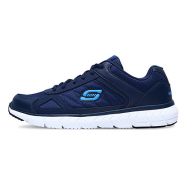 Skechers 斯凯奇 男士系带透气跑鞋 Soleus