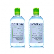 贝德玛（Bioderma） 深层舒妍卸妆水绿盖500ml*2瓶 卸出美肌