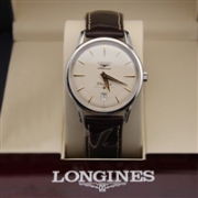 LONGINES浪琴军旗复刻男士机械腕表l4.795.4.78.2