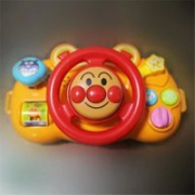 Anpanman面包超人宝宝音乐方向盘婴儿童推车玩具